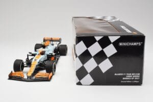 McLaren MCL35M #4 L. Norris Monaco GP 2021 Minichamps 1:18 530212404 メタル - 画像 7/7