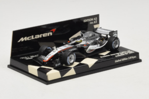 McLaren MP4-20 Mercedes P. de la Rosa F1 2005 Minichamps 1:43 530054315 メタル - 画像 2/5