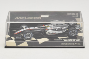 McLaren MP4-20 Mercedes P. de la Rosa F1 2005 Minichamps 1:43 530054315 メタル - 画像 4/5
