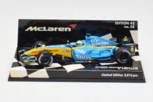 McLaren MP4-19B #5 D. Coulthard F1 2004 Minichamps 1:43 530044315 メタル