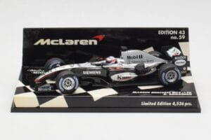 McLaren MP4-19B #6 K. Raikkonen F1 2004 Minichamps 1:43 530044316 メタル