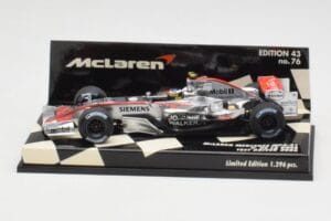 McLaren MP4-21 P. de la Rosa Test 2006 Minichamps 1:43 530064343 メタル
