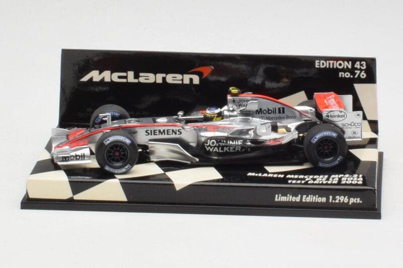 McLaren MP4-21 P. de la Rosa Test 2006 Minichamps 1:43 530064343 メタル