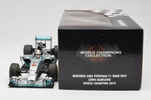 Mercedes AMG Petronas W05 #44 L. Hamilton F1 World Champion 2014 Minichamps 1:18 186140044 メタル - 画像 6/7