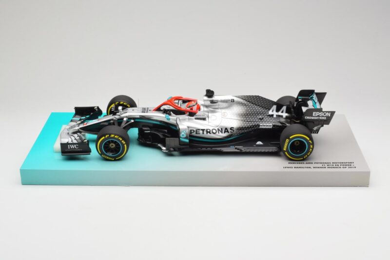 Mercedes AMG Petronas W10 EQ Power+ #44 L. Hamilton Monaco GP Winner 2019 Minichamps 1:18 113906644 レジン