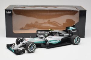 Mercedes AMG W07 #6 N. Rosberg Australia GP Winner 2016 Minichamps 1:18 110160006 メタル - 画像 6/7