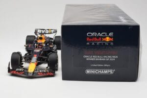 Oracle Red Bull Racing RB20 #1 M. Verstappen Winner Bahrain GP 2024 Minichamps 1:18 110240101 メタル - 画像 6/7