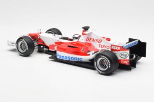 Toyota TF106 Panasonic Toyota Racing J. Trulli F1 Presentation 2006 Minichamps 1:18 AM59554H メタル - 画像 5/6