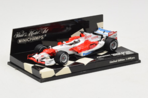 Toyota TF106 Panasonic #12 J. Trulli Panasonic Toyota Racing Showcar 2006 Minichamps 1:43 400060078 メタル - 画像 2/5