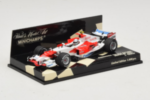 Toyota J. Trulli Panasonic Toyota Racing Showcar F1 2007 Minichamps 1:43 400070082 メタル - 画像 2/5