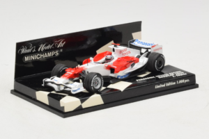 Toyota TF108 #9 J. Trulli Panasonic Toyota Racing Showcar F1 2008 Minichamps 1:43 400080081 メタル - 画像 2/5