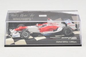 Toyota TF108 #9 J. Trulli Panasonic Toyota Racing Showcar F1 2008 Minichamps 1:43 400080081 メタル - 画像 4/5