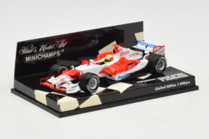 Toyota TF106 Panasonic #11 R. Schumacher Panasonic Toyota Racing Showcar 2006 Minichamps 1:43 400060077 メタル - 画像 2/5