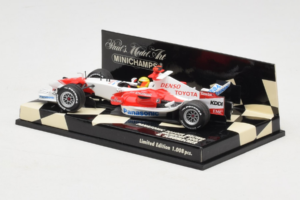 Toyota TF107 Panasonic #11 R. Schumacher Panasonic Toyota Racing Showcar 2007 Minichamps 1:43 400070081 メタル - 画像 3/5