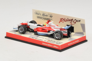 Panasonic Toyota Racing TF107 R. Schumacher F1 Showcar 2007 Minichamps 1:43 403070081 メタル - 画像 3/5