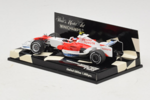 Toyota T. Glock Panasonic Toyota Racing Showcar F1 2008 Minichamps 1:43 400080082 メタル - 画像 3/5