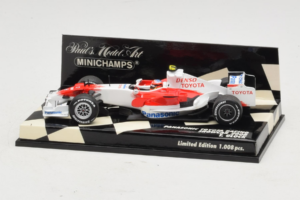 Toyota T. Glock Panasonic Toyota Racing Showcar F1 2008 Minichamps 1:43 400080082 メタル