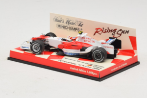 Panasonic Toyota Racing TF108 T. Glock F1 Showcar 2008 Minichamps 1:43 403080082 メタル - 画像 3/5
