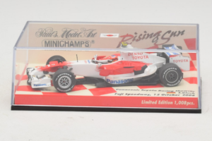 Panasonic Toyota Racing TF108 T. Glock F1 Showcar 2008 Minichamps 1:43 403080082 メタル - 画像 5/5