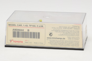 Toyota TF103 #21 C. da Matta Panasonic Toyota Racing F1 2003 Minichamps 1:43 AM26644B メタル - 画像 5/5