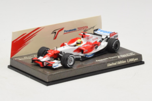 Toyota TF107 #11 R. Schumacher Panasonic Toyota Racing F1 2007 Minichamps 1:43 AM601286 メタル - 画像 2/5