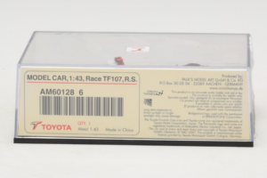 Toyota TF107 #11 R. Schumacher Panasonic Toyota Racing F1 2007 Minichamps 1:43 AM601286 メタル - 画像 5/5