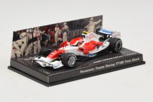 Toyota TF108 #17 T. Glock Panasonic Toyota Racing F1 2008 Minichamps 1:43 AM61152 メタル - 画像 2/6