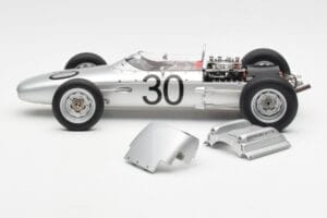 Porsche 804 #30 D. Gurney French Grand Prix 1962 AUTOart 1:18 86271 メタル - 画像 3/6