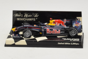 Red Bull Racing RB6 S. Vettel F1 Showcar 2010 Minichamps 1:43 400100075 メタル