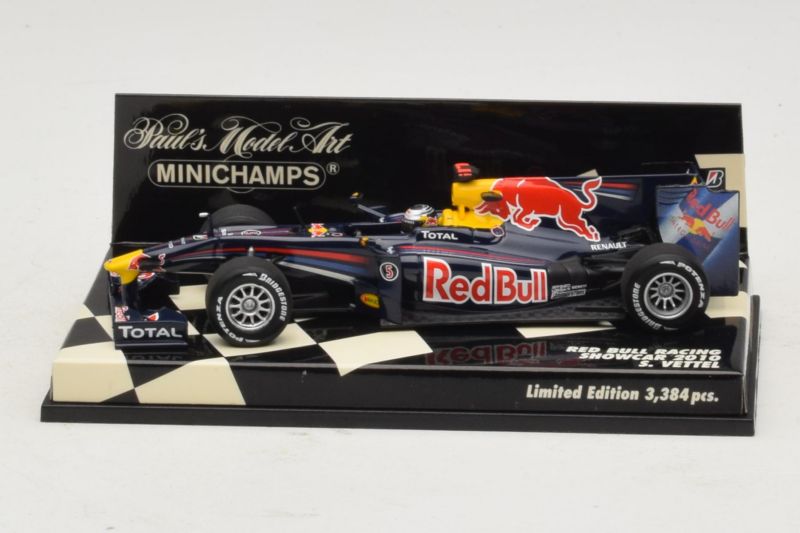 Red Bull Racing RB6 S. Vettel F1 Showcar 2010 Minichamps 1:43 400100075 メタル