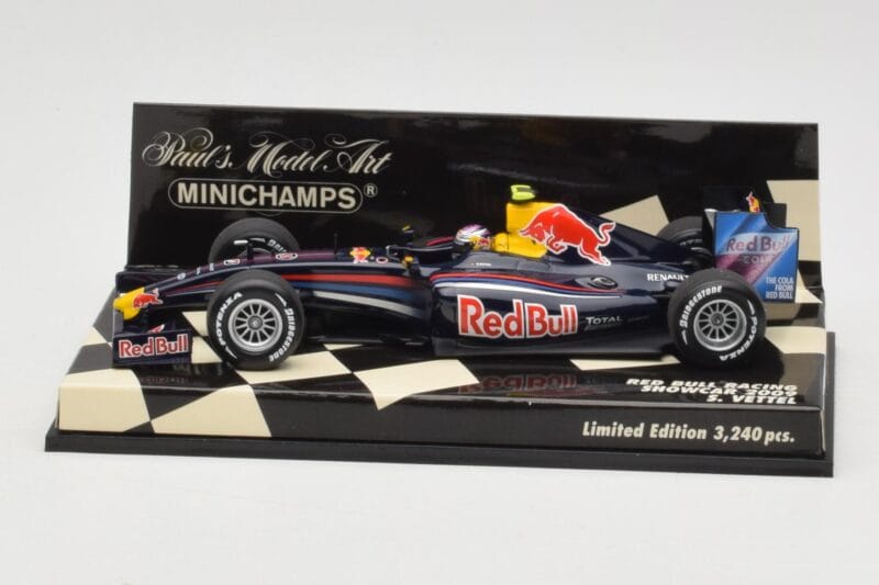 Red Bull Racing Renault RB5 #15 S. Vettel Showcar 2009 Minichamps 1:43 400090085 メタル