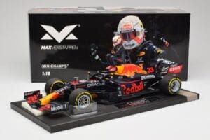 Red Bull RB16B #33 M. Verstappen France GP Winner 2021 Minichamps 1:18 113210833 メタル - 画像 6/7