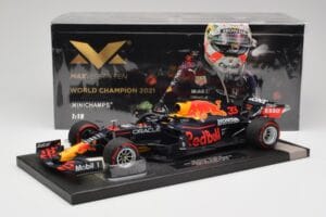 Red Bull RB16B #33 M. Verstappen Abu Dhabi GP 2021 Winner Missing Figurine & Pitboard Minichamps 1:18 113212333 レジン - 画像 7/7
