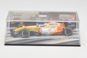 Renault R27 G. Fisichella / H. Kovalainen Showcar 2007 Minichamps 1:43 403070172 メタル - 画像 5/5