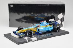 Renault F1 Team R25 #5 F. Alonso 3rd Place Brazil GP 2005 World Champion Minichamps 1:18 117051705 メタル - 画像 7/7
