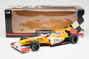 Renault F1 Team R29 #10 R. Grosjean F1 2009 Minichamps 1:18 150090108 メタル - 画像 6/6