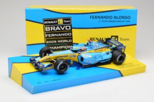 Renault R25 #5 F. Alonso Brazil GP F1 World Champion 2005 Minichamps 1:18 147051705 メタル - 画像 6/6