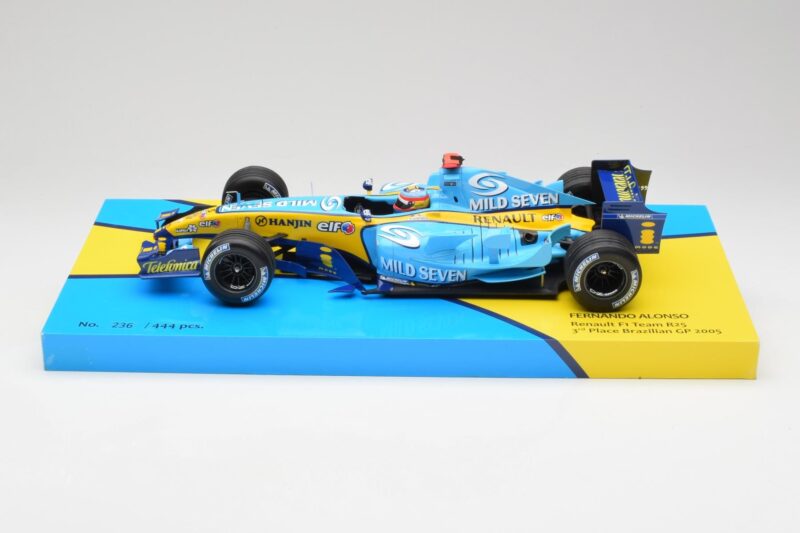 Renault R25 #5 F. Alonso Brazil GP F1 World Champion 2005 Minichamps 1:18 147051705 メタル