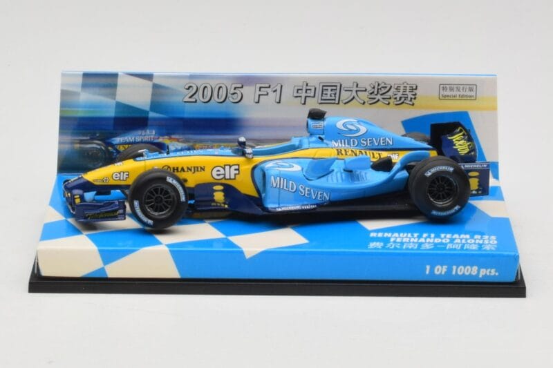 Renault R25 #5 F. Alonso Race Car 2005 Minichamps 1:43 403050025 メタル