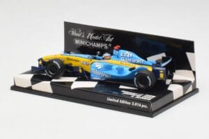 Renault R25 F. Alonso F1 World Champion Showcar 2005 Minichamps 1:43 400050075 メタル - 画像 2/5