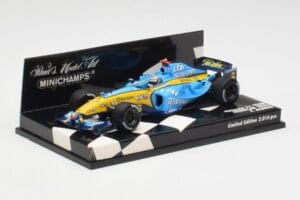 Renault R25 F. Alonso F1 World Champion Showcar 2005 Minichamps 1:43 400050075 メタル - 画像 3/5