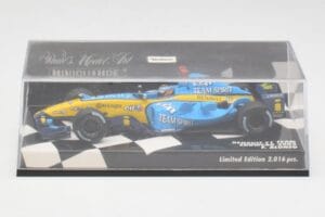 Renault R25 F. Alonso F1 World Champion Showcar 2005 Minichamps 1:43 400050075 メタル - 画像 4/5