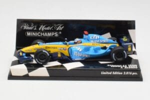 Renault R25 F. Alonso F1 World Champion Showcar 2005 Minichamps 1:43 400050075 メタル
