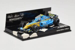 Renault R26 H. Kovalainen F1 Test Car 2006 Minichamps 1:43 400060041 メタル - 画像 2/5