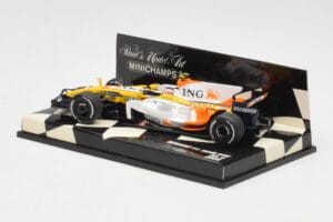 Renault R28 #6 N. Piquet Jr. F1 2008 Minichamps 1:43 400080006 メタル - 画像 3/5