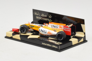Renault R29 #8 N. Piquet Jr. Showcar F1 2009 Minichamps 1:43 400090078 メタル - 画像 3/5