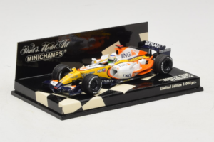 Renault R27 #3 G. Fisichella Renault F1 Team Showcar 2007 Minichamps 1:43 400070073 メタル - 画像 2/5