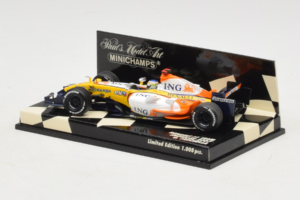 Renault R27 #3 G. Fisichella Renault F1 Team Showcar 2007 Minichamps 1:43 400070073 メタル - 画像 3/5