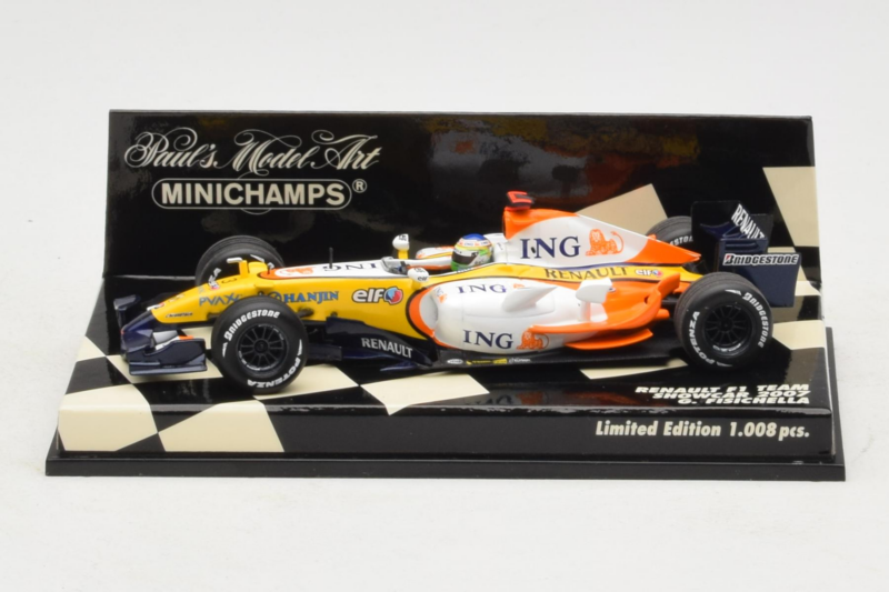 Renault R27 #3 G. Fisichella Renault F1 Team Showcar 2007 Minichamps 1:43 400070073 メタル