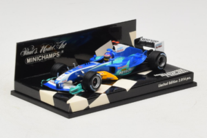Sauber C24 Petronas #11 J. Villeneuve Sauber Petronas F1 Team Showcar 2005 Minichamps 1:43 400050081 メタル - 画像 2/5